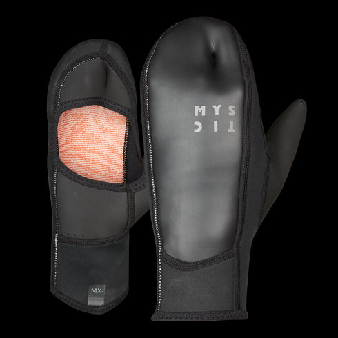 Mystic - Ease Handschuh 2 mm offener Palonry - Schwarz